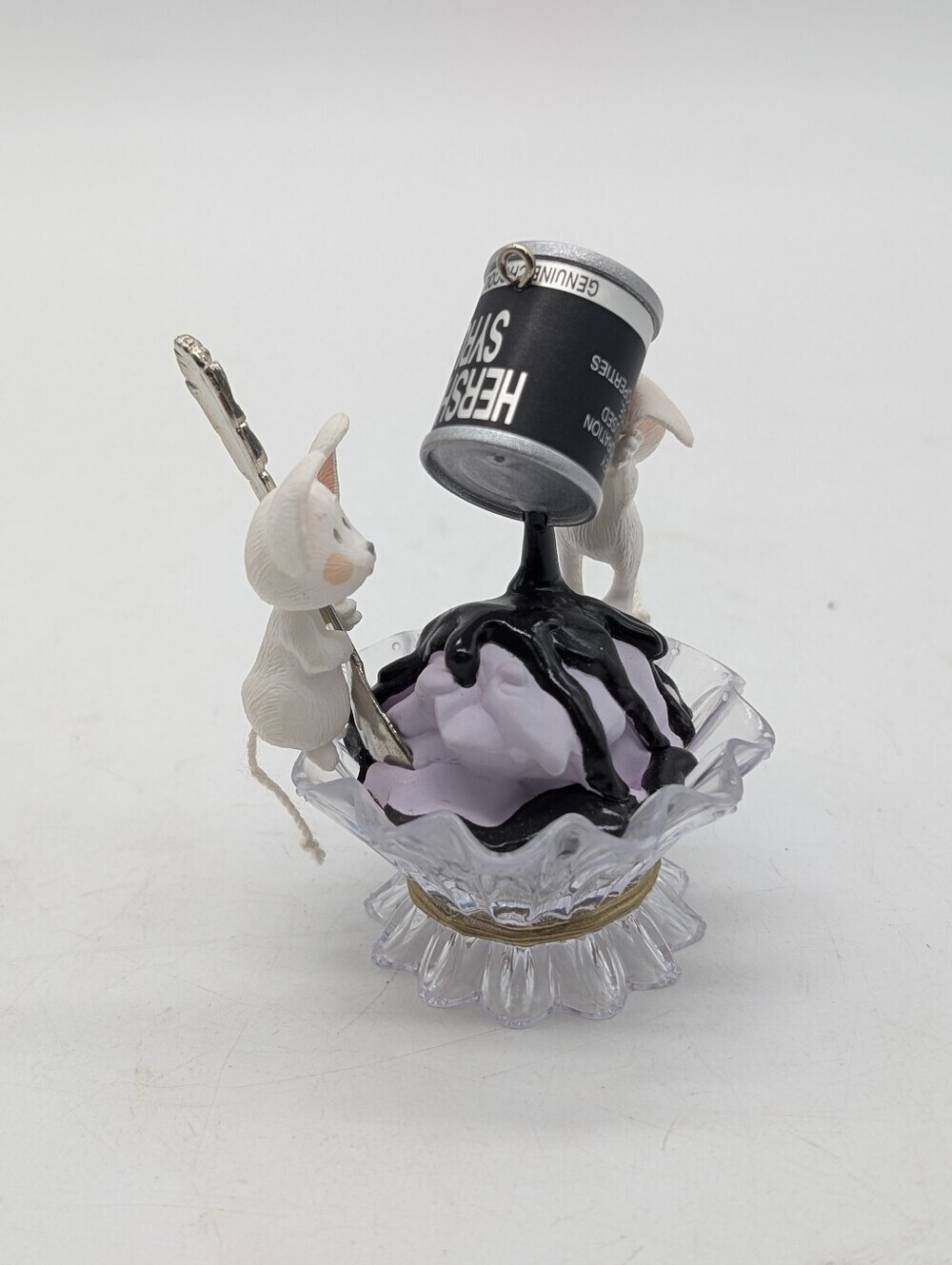 Vintage 1994 Hershey's Chocolate Syrup Mice Ice Cream Sundae Ornament Figurine